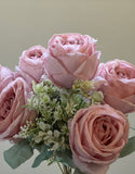 19" 6 Rose Pink Roses