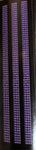 Purple Strips Rhinestone stickers
