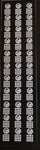 Silver Crystal drops Rhinestone stickers