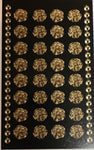 Gold Rose Rhinestone stickers